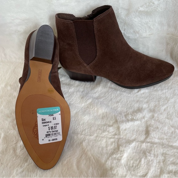 Vince Camuto Corter Brown Suede Boots - Picture 10 of 10